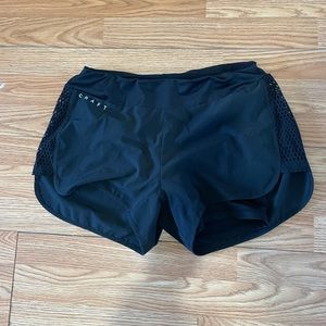 Craft Charge 2-in-1 Running Short for Women size Medium in Black